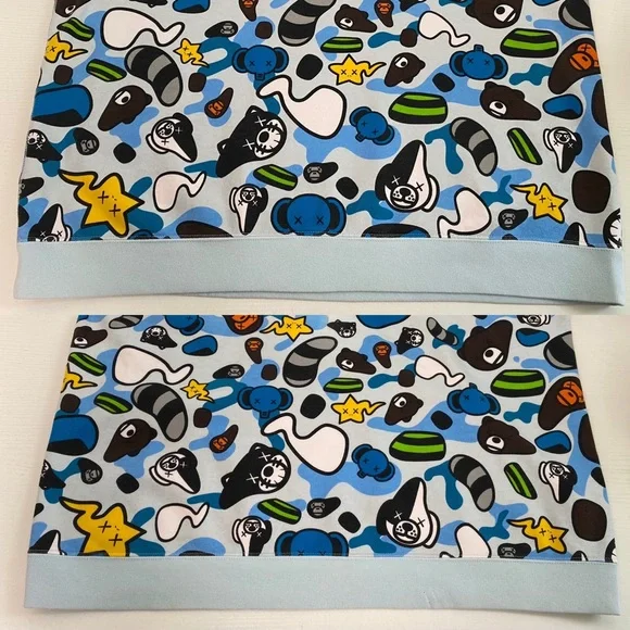 Vintage A Bathing Ape (Bape) Baby Milo x Kaws XL Animal Kingdom Sweater Rare - Picture 10 of 12